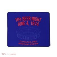 Cleveland Baseball Gift Retro 10 Cent Beer Night Gift Mousepad thumb 0