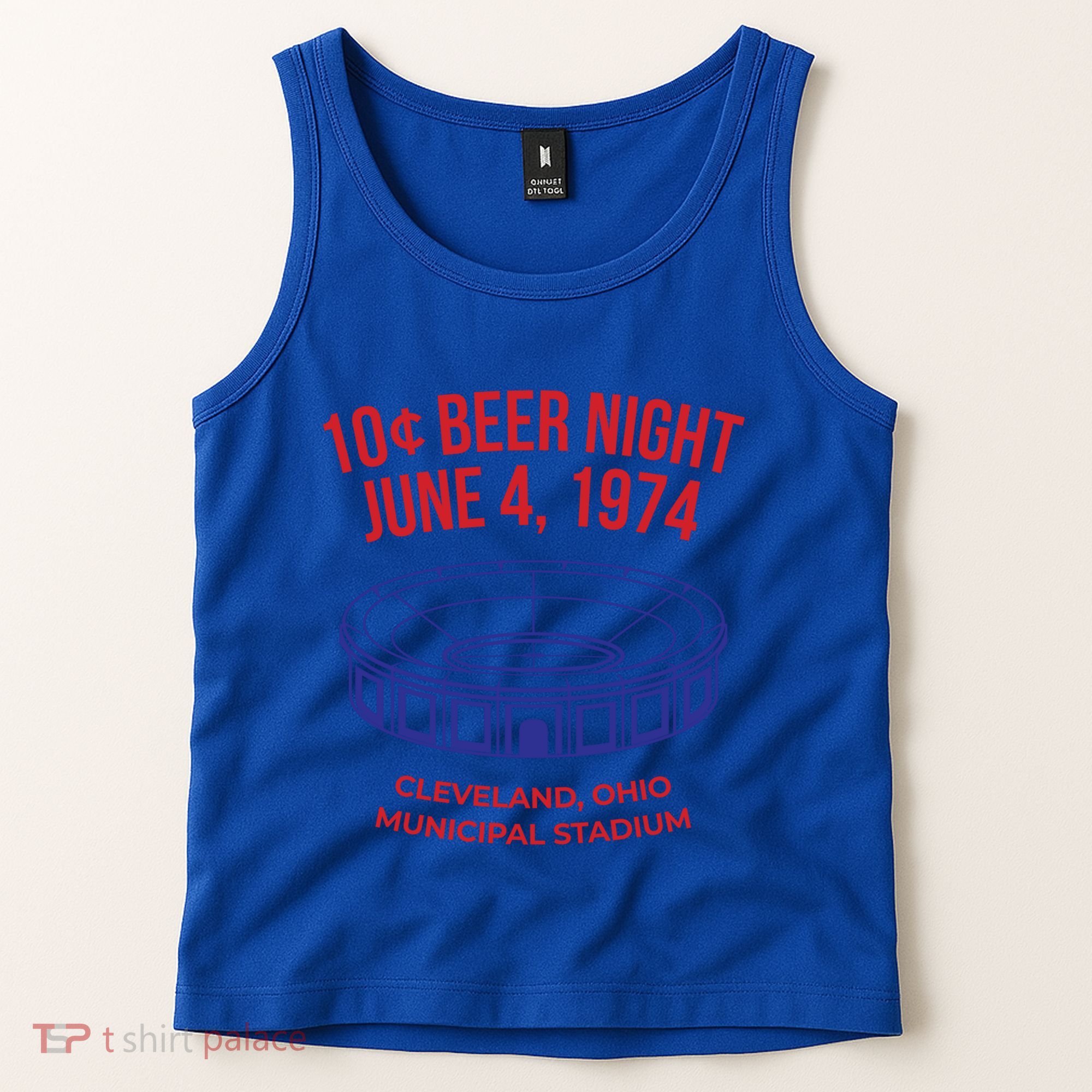Cleveland Baseball Gift Retro 10 Cent Beer Night Gift Tank Top