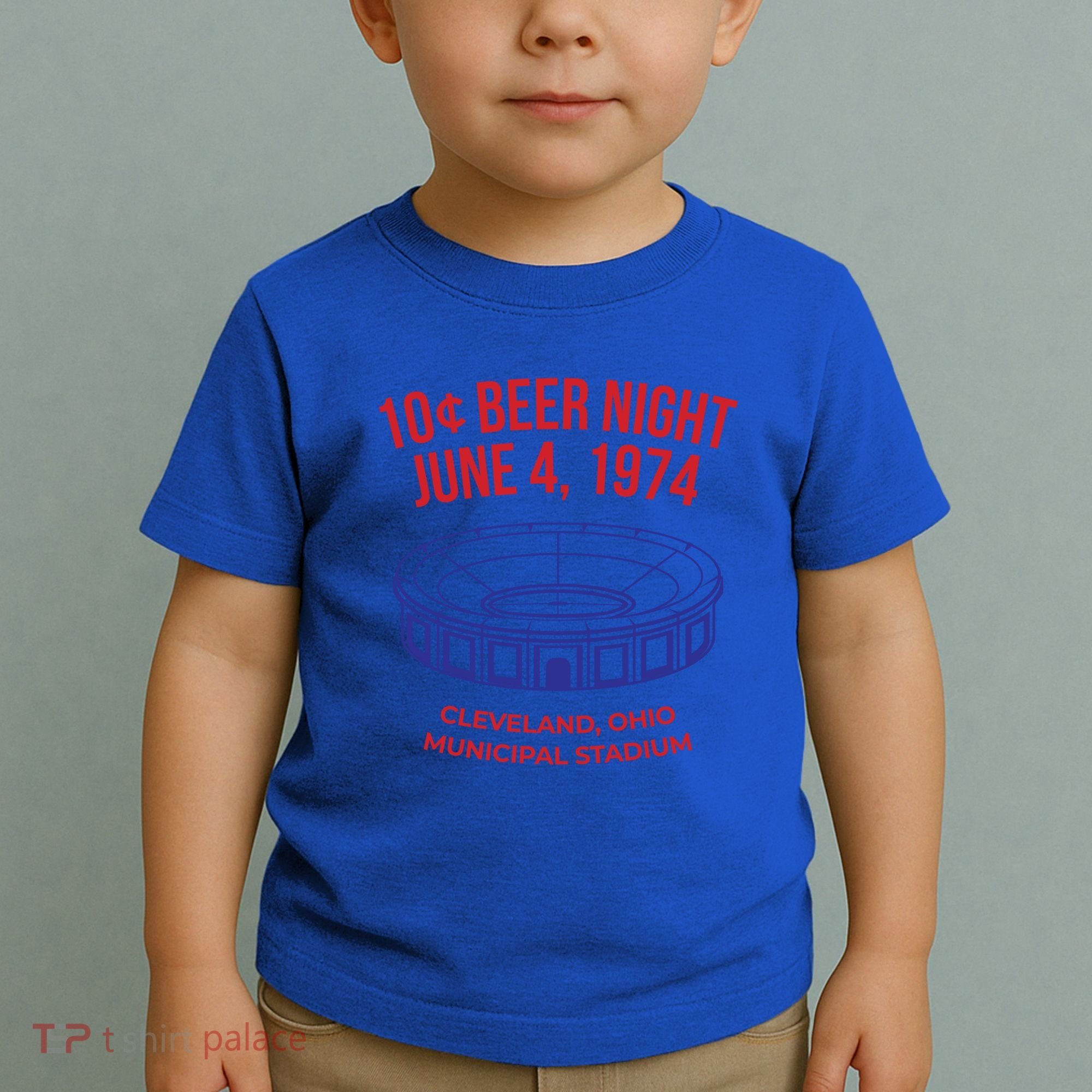 Cleveland Baseball Gift Retro 10 Cent Beer Night Gift Toddler T-Shirt
