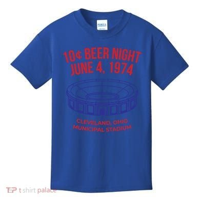 Cleveland Baseball Gift Retro 10 Cent Beer Night Gift Kids T-Shirt