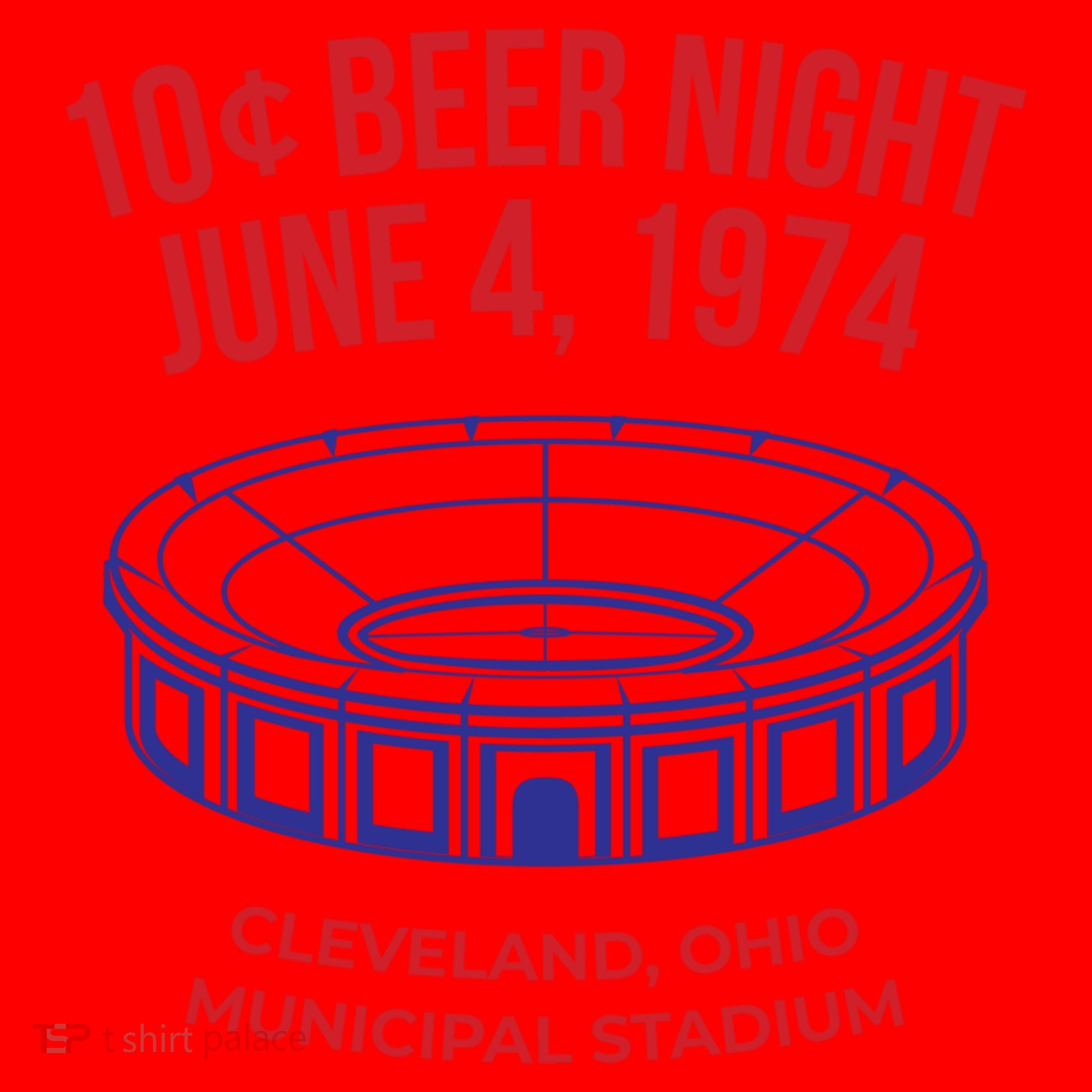 Cleveland Baseball Gift Retro 10 Cent Beer Night Gift Santa Hat