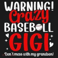 Crazy Baseball Gigi Grandma Gigi Of A Baseball Player Gigi Women's Tank Top thumb 5