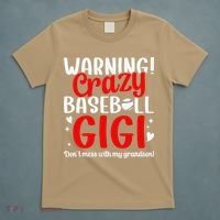Crazy Baseball Gigi Grandma Gigi Of A Baseball Player Gigi T-Shirt thumb 5