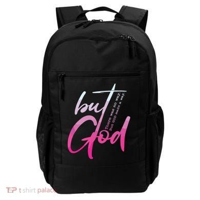 Christian But God Inspirational Gift John Backpack