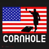 Cornhole Board Game Women American Flag Corn Hole Player Visor thumb 3
