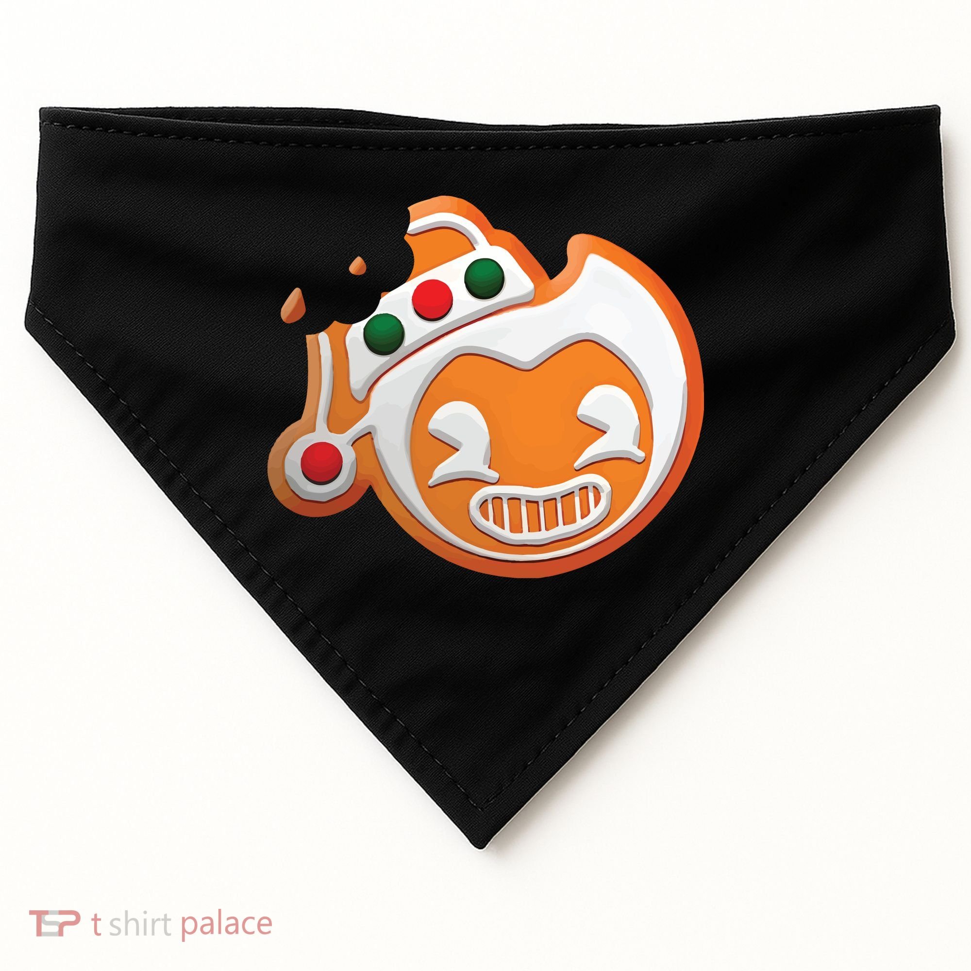 Christmas Bendy Gingerbread USA-Made Doggie Bandana
