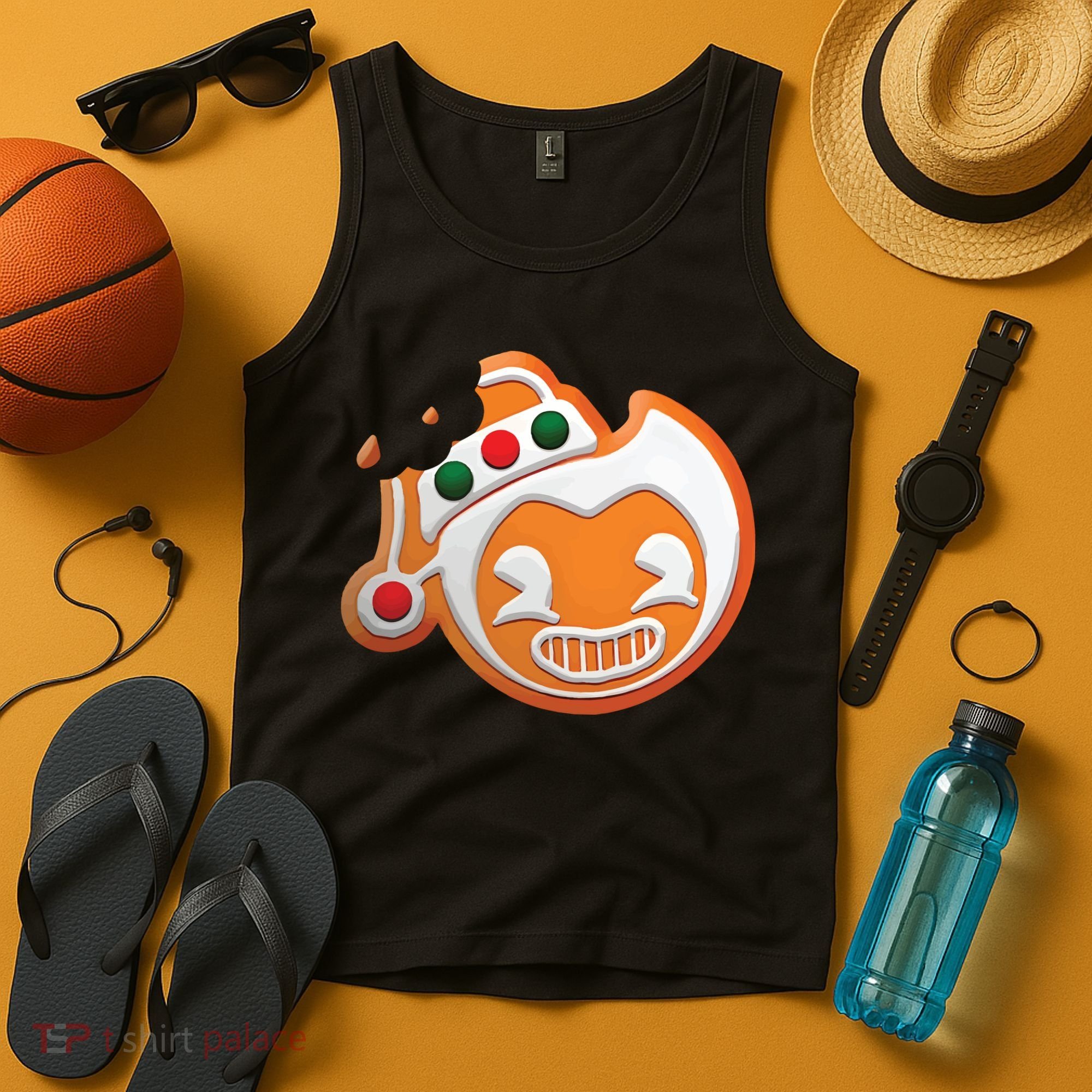 Christmas Bendy Gingerbread Tank Top