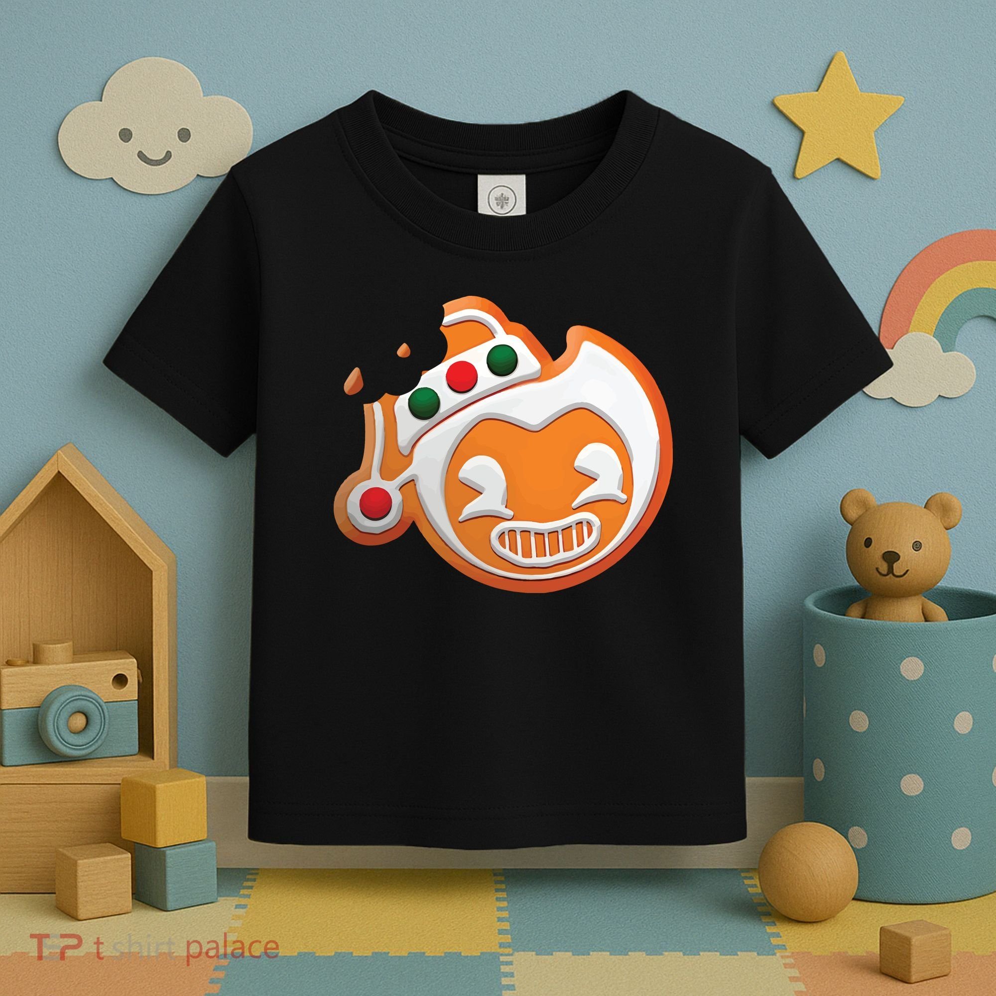 Christmas Bendy Gingerbread Toddler T-Shirt