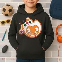 Christmas Bendy Gingerbread Kids Hoodie thumb 2