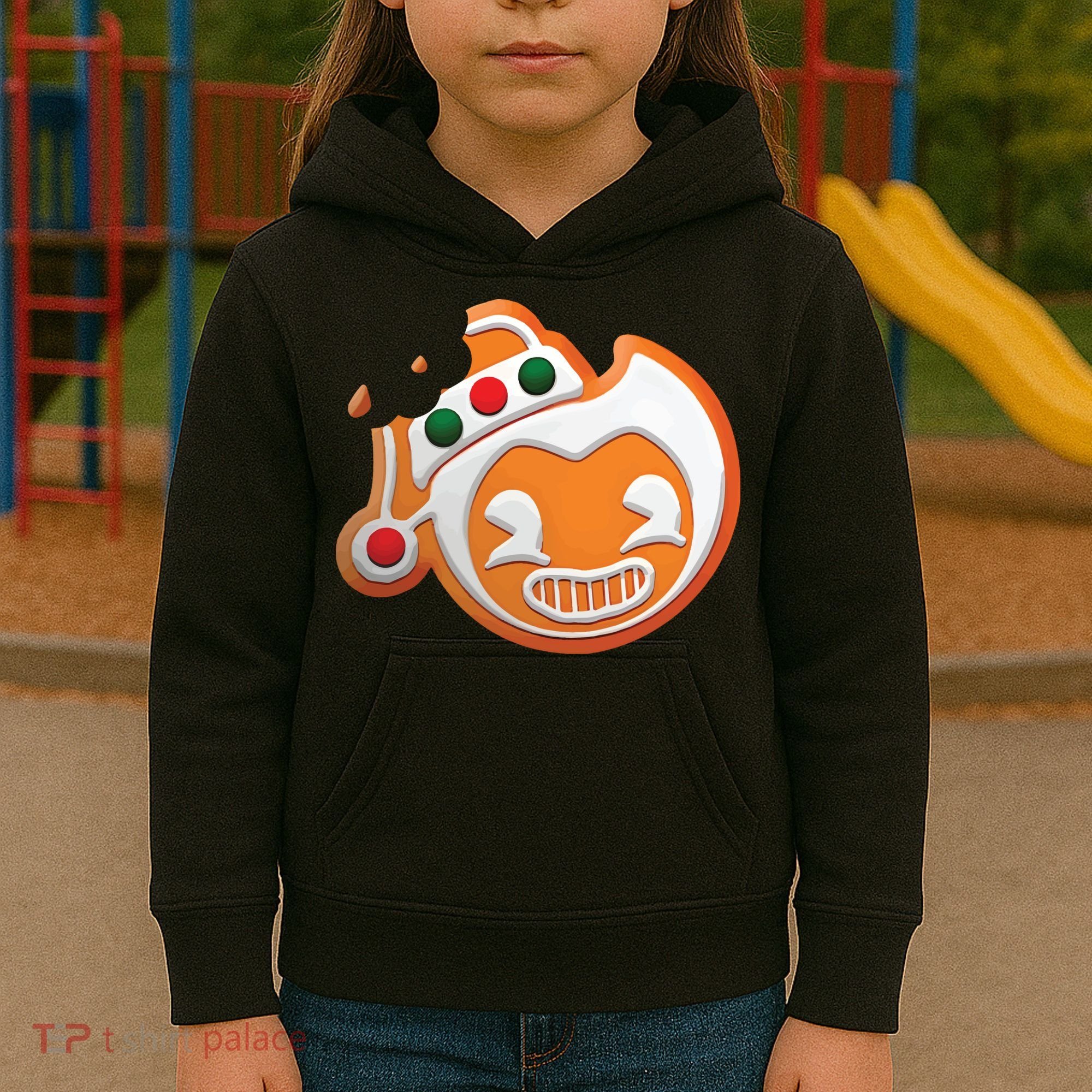 Christmas Bendy Gingerbread Kids Hoodie