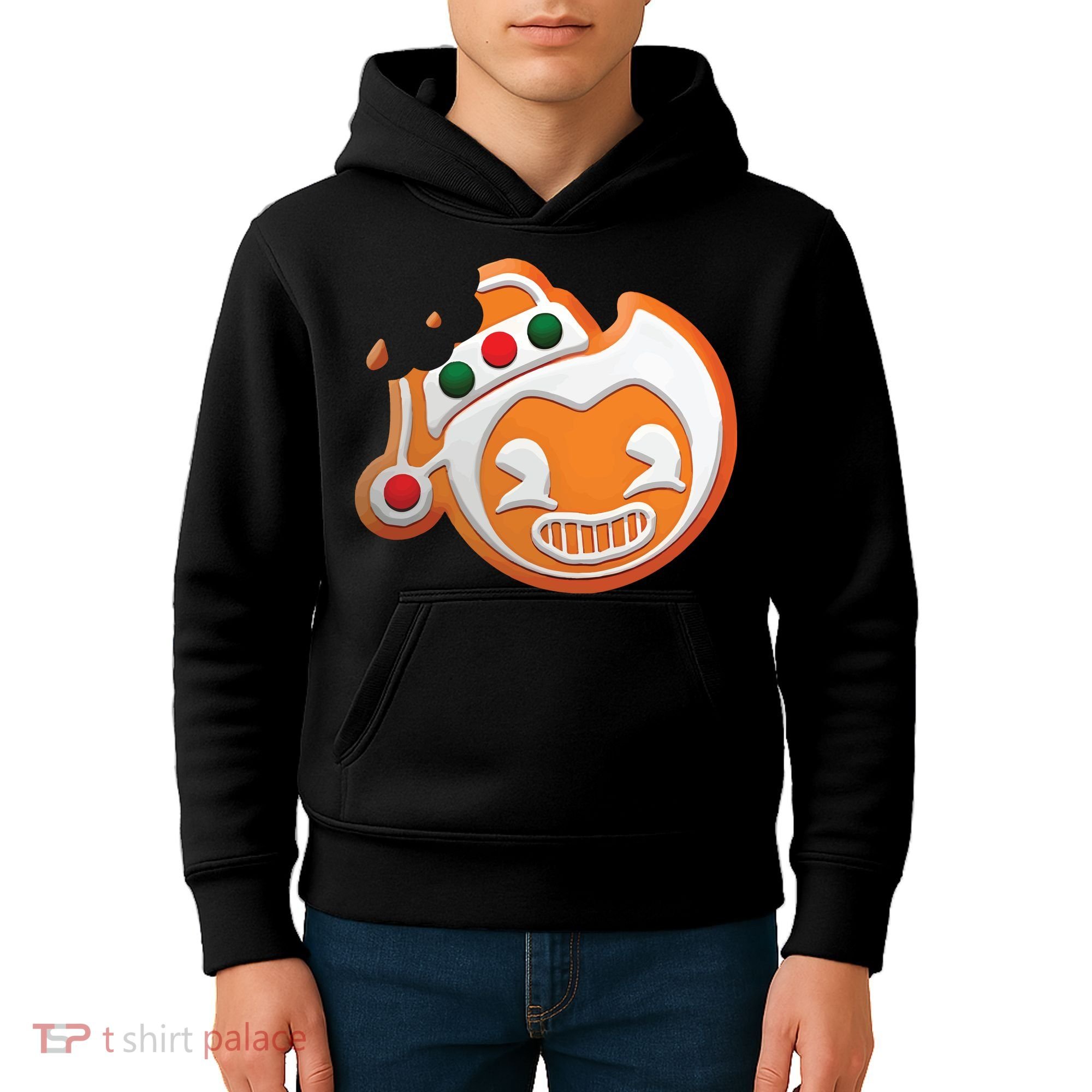 Christmas Bendy Gingerbread Kids Hoodie