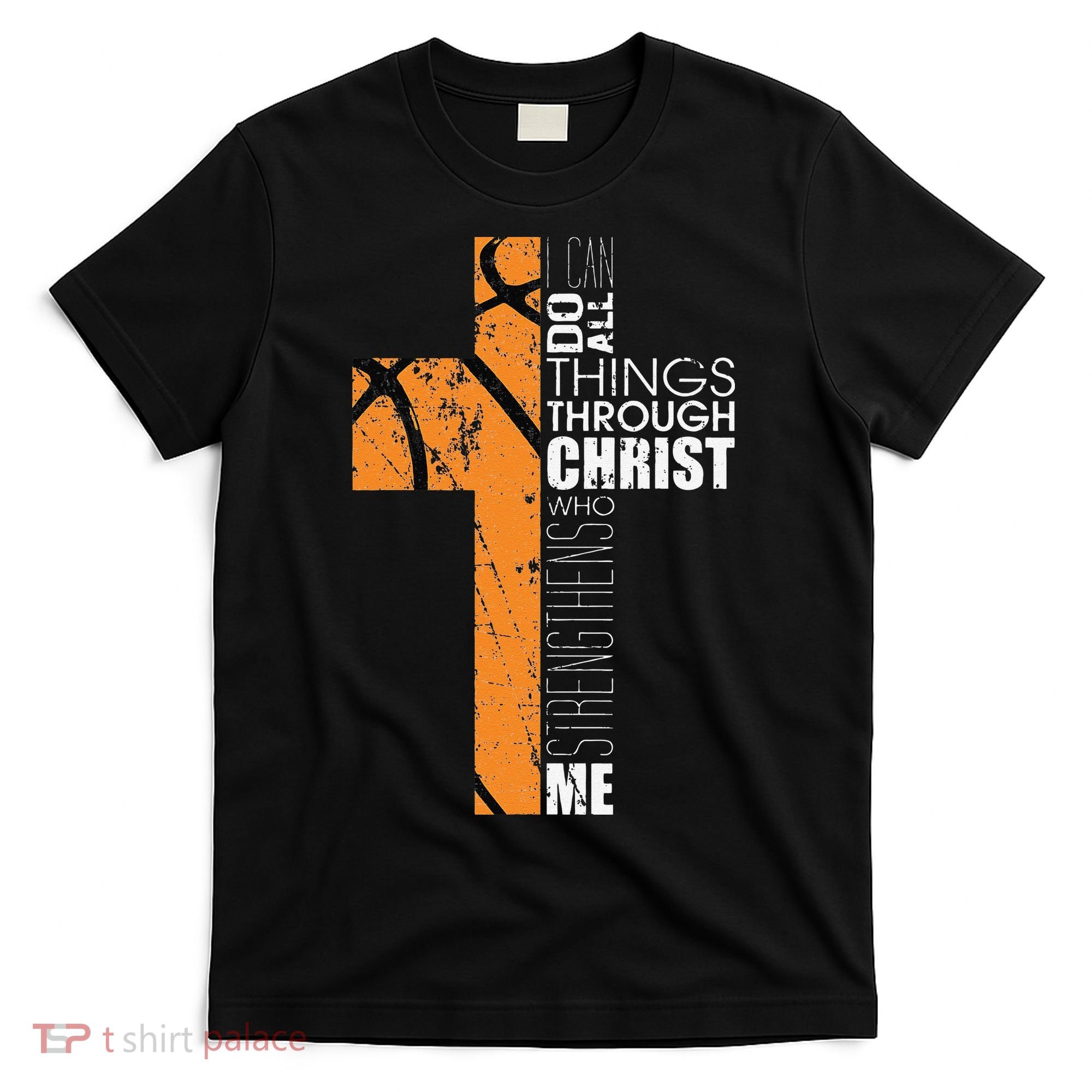 Christian Basketball Gifts Religious Verses T-Shirt
