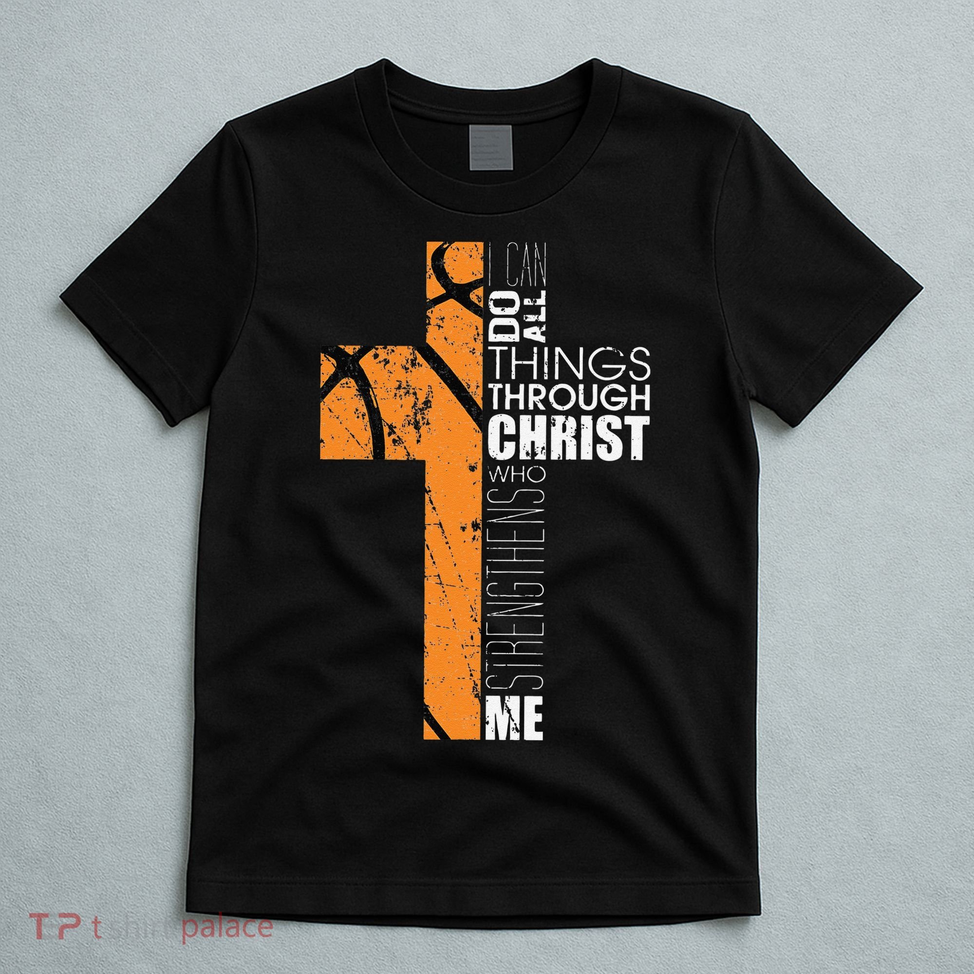 Christian Basketball Gifts Religious Verses T-Shirt