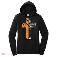 Christian Basketball Gifts Religious Verses Women's Hoodie thumb 0