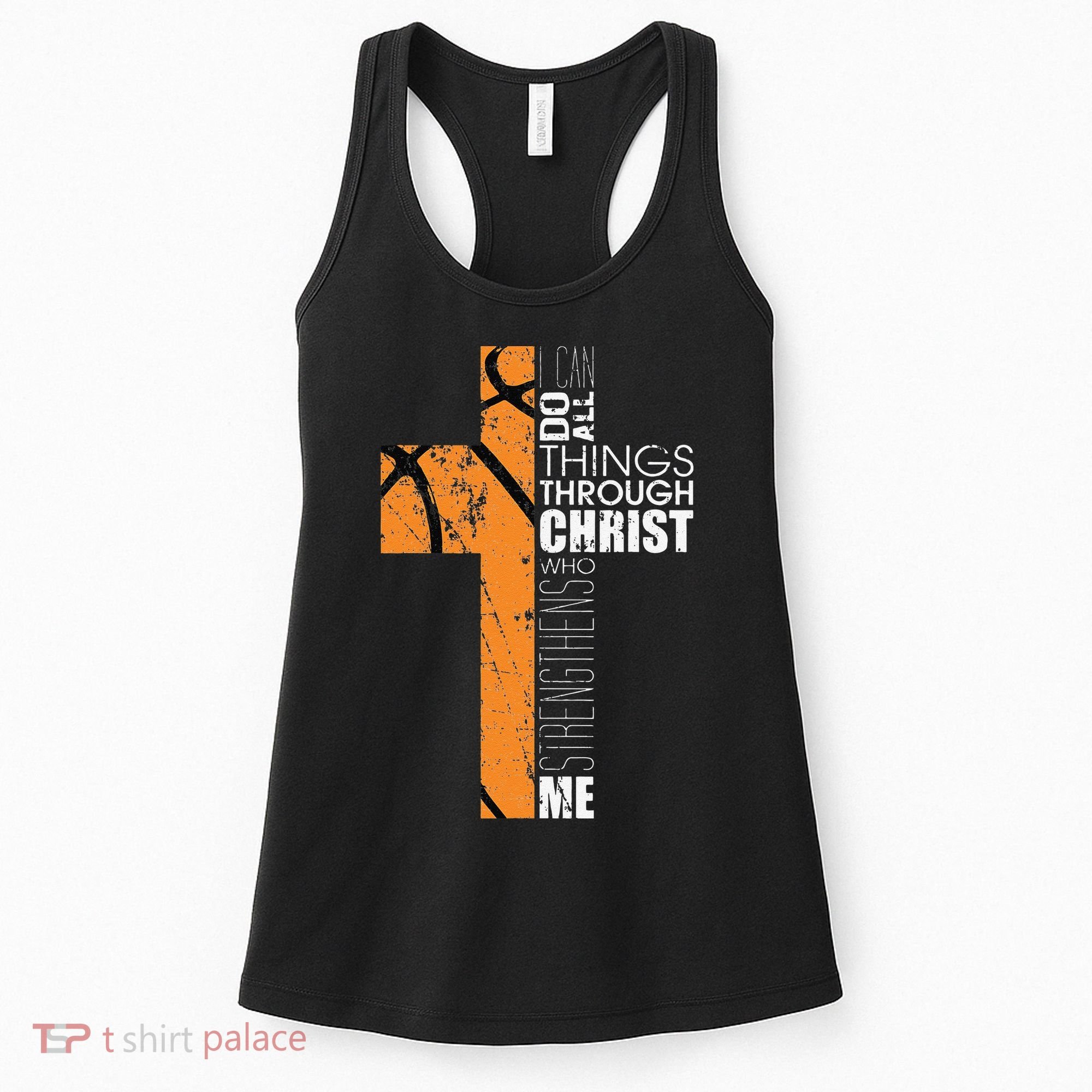 Christian Basketball Gifts Religious Verses Women's Tank Top