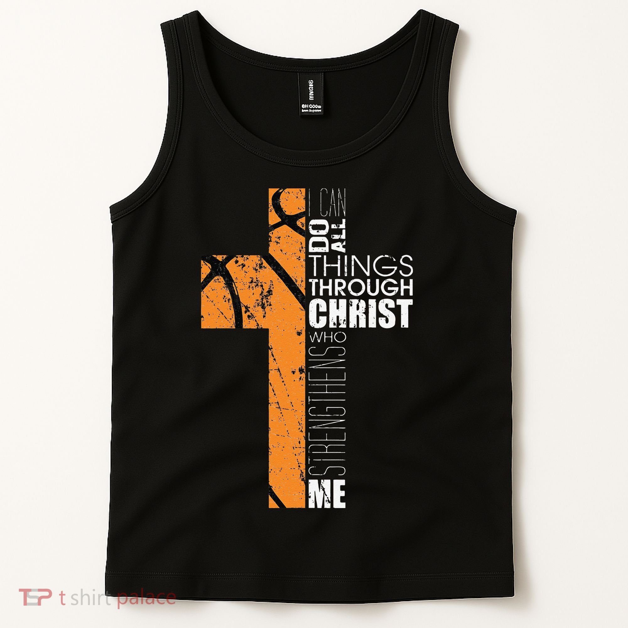 Christian Basketball Gifts Religious Verses Tank Top