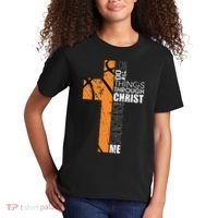 Christian Basketball Gifts Religious Verses Kids T-Shirt thumb 2