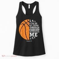 Christian Basketball Gift For Men Boys Kids Religious Gifts Women's Tank Top thumb 0