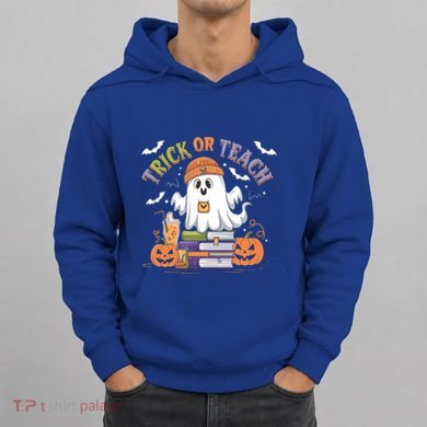 Coquette Bow Ghost Halloween Cute Ghost Trick Or Teach Candy Cute Gift Hoodie