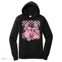 Coquette Boxing Gloves Fight Breast Cancer Women's Hoodie thumb 0