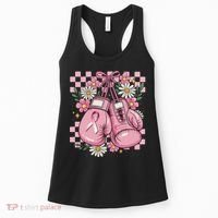 Coquette Boxing Gloves Fight Breast Cancer Women's Tank Top thumb 0