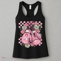 Coquette Boxing Gloves Fight Breast Cancer Women's Tank Top thumb 3