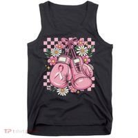 Coquette Boxing Gloves Fight Breast Cancer Tank Top thumb 0