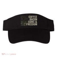 Coffee Bacon Guns & Freedom BBQ Grill Gun Camouflage Flag Visor thumb 0