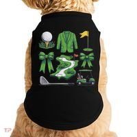 Coquette Bow Golf Tournament For Women Doggie Tank thumb 0