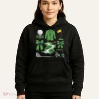 Coquette Bow Golf Tournament For Women Hoodie thumb 5