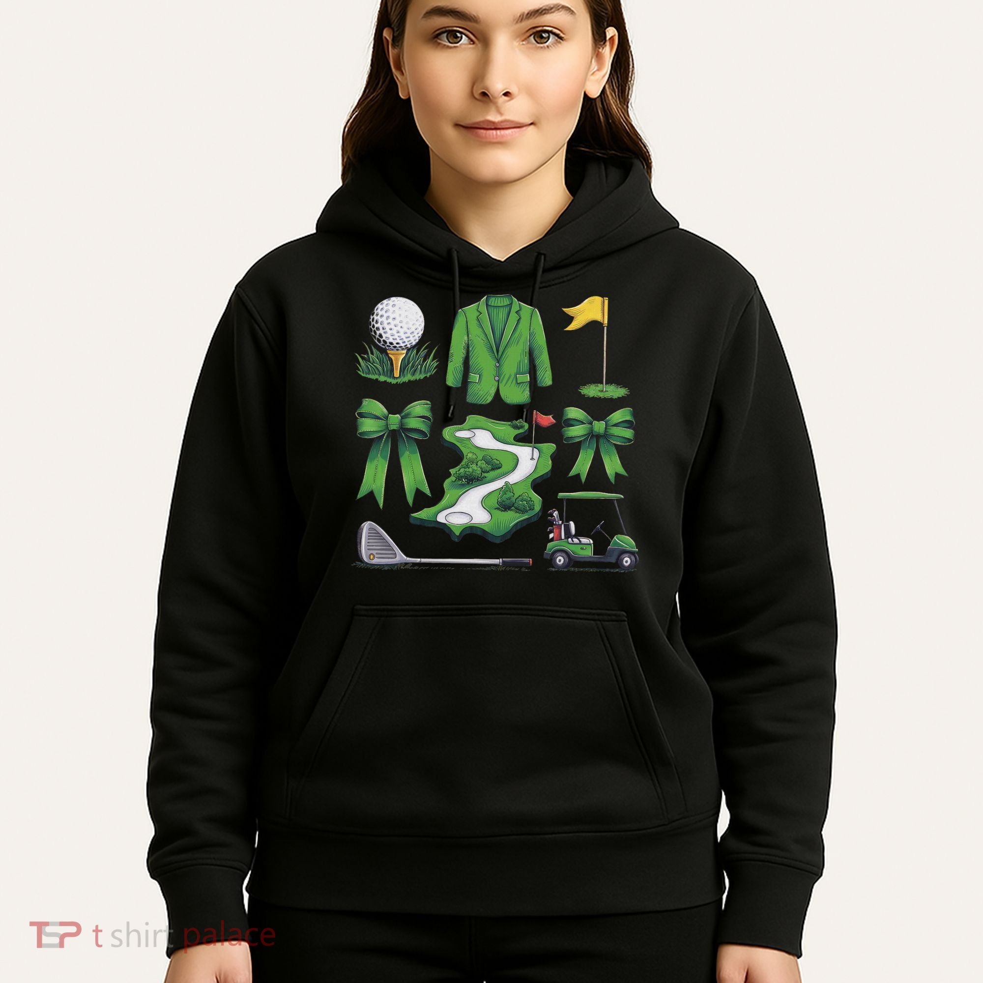 Coquette Bow Golf Tournament For Women Hoodie