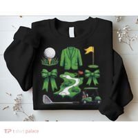 Coquette Bow Golf Tournament For Women Sweatshirt thumb 2
