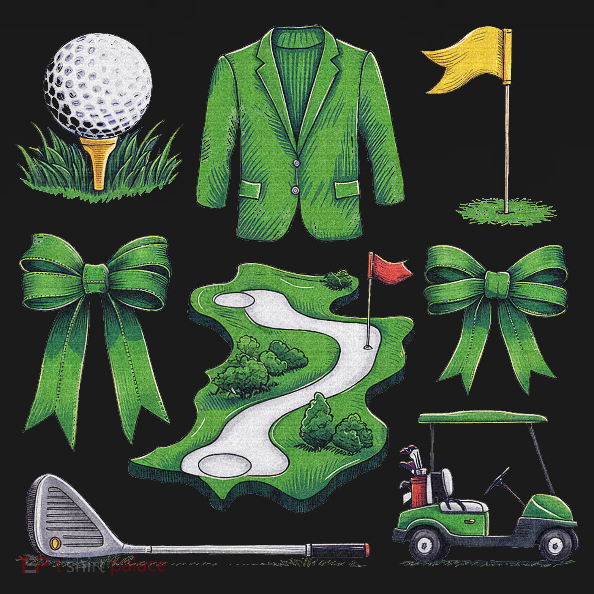 Coquette Bow Golf Tournament For Women Sweatshirt
