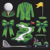 Coquette Bow Golf Tournament For Women Hat thumb 2