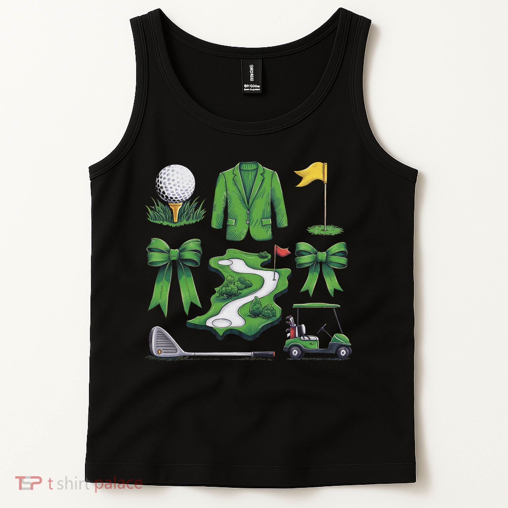 Coquette Bow Golf Tournament For Women Tank Top