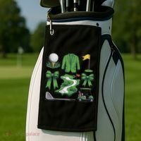 Coquette Bow Golf Tournament For Women Golf Towel thumb 2