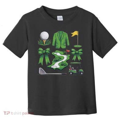 Coquette Bow Golf Tournament For Women Toddler T-Shirt