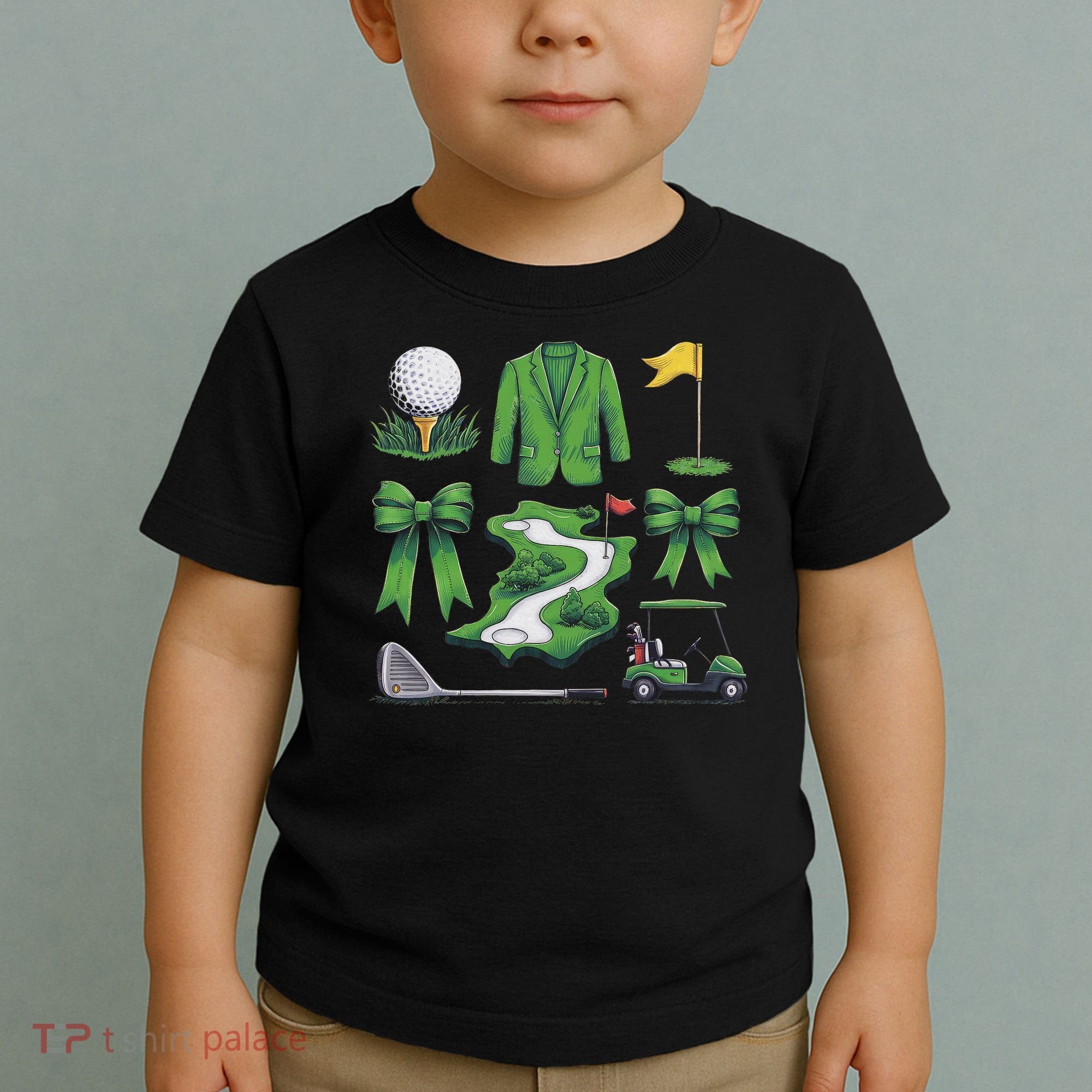 Coquette Bow Golf Tournament For Women Toddler T-Shirt