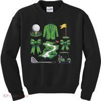 Coquette Bow Golf Tournament For Women Kids Sweatshirt thumb 0