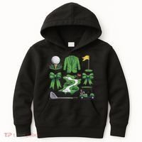 Coquette Bow Golf Tournament For Women Kids Hoodie thumb 0