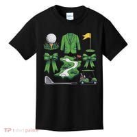 Coquette Bow Golf Tournament For Women Kids T-Shirt thumb 0