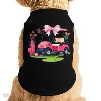 Coquette Bow Golf Tournament Bows Preppy Women Doggie Tank thumb 0