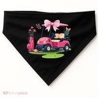 Coquette Bow Golf Tournament Bows Preppy Women USA-Made Doggie Bandana thumb 0