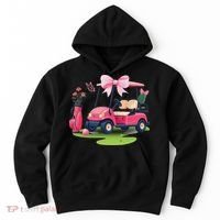 Coquette Bow Golf Tournament Bows Preppy Women Hoodie thumb 0