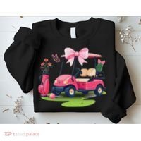 Coquette Bow Golf Tournament Bows Preppy Women Sweatshirt thumb 2