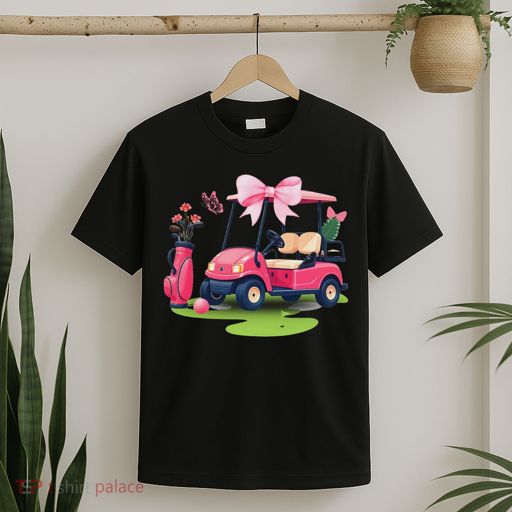 Coquette Bow Golf Tournament Bows Preppy Women T-Shirt