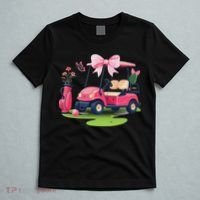 Coquette Bow Golf Tournament Bows Preppy Women T-Shirt thumb 5