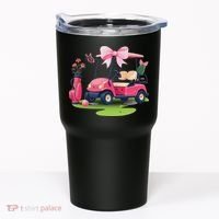 Coquette Bow Golf Tournament Bows Preppy Women Tumbler thumb 0