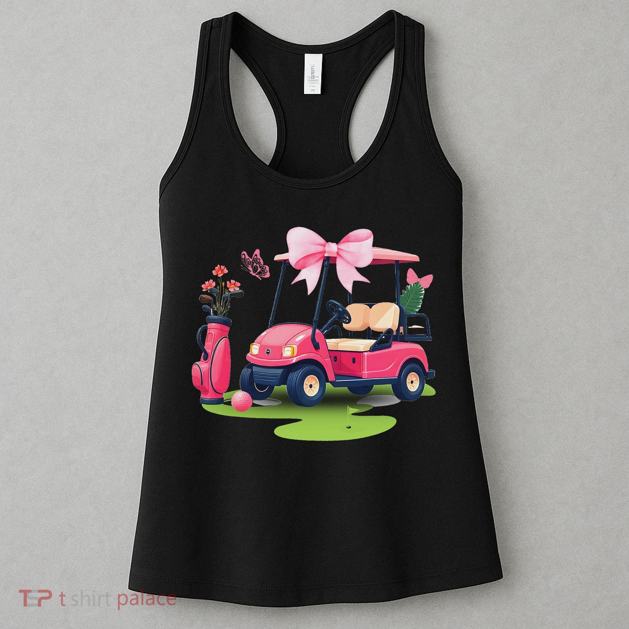 Coquette Bow Golf Tournament Bows Preppy Women Women's Tank Top