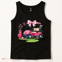 Coquette Bow Golf Tournament Bows Preppy Women Tank Top thumb 2